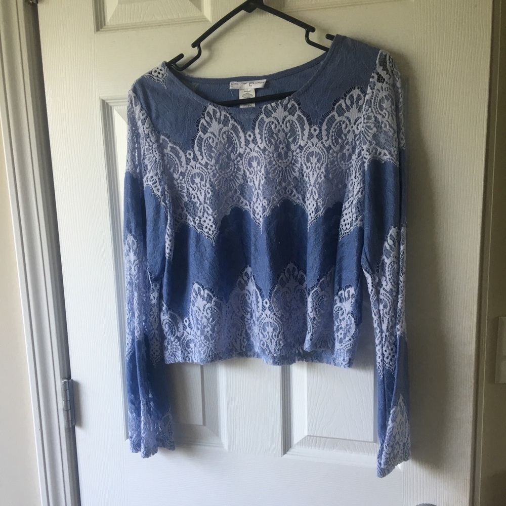 Long sleeve crop top